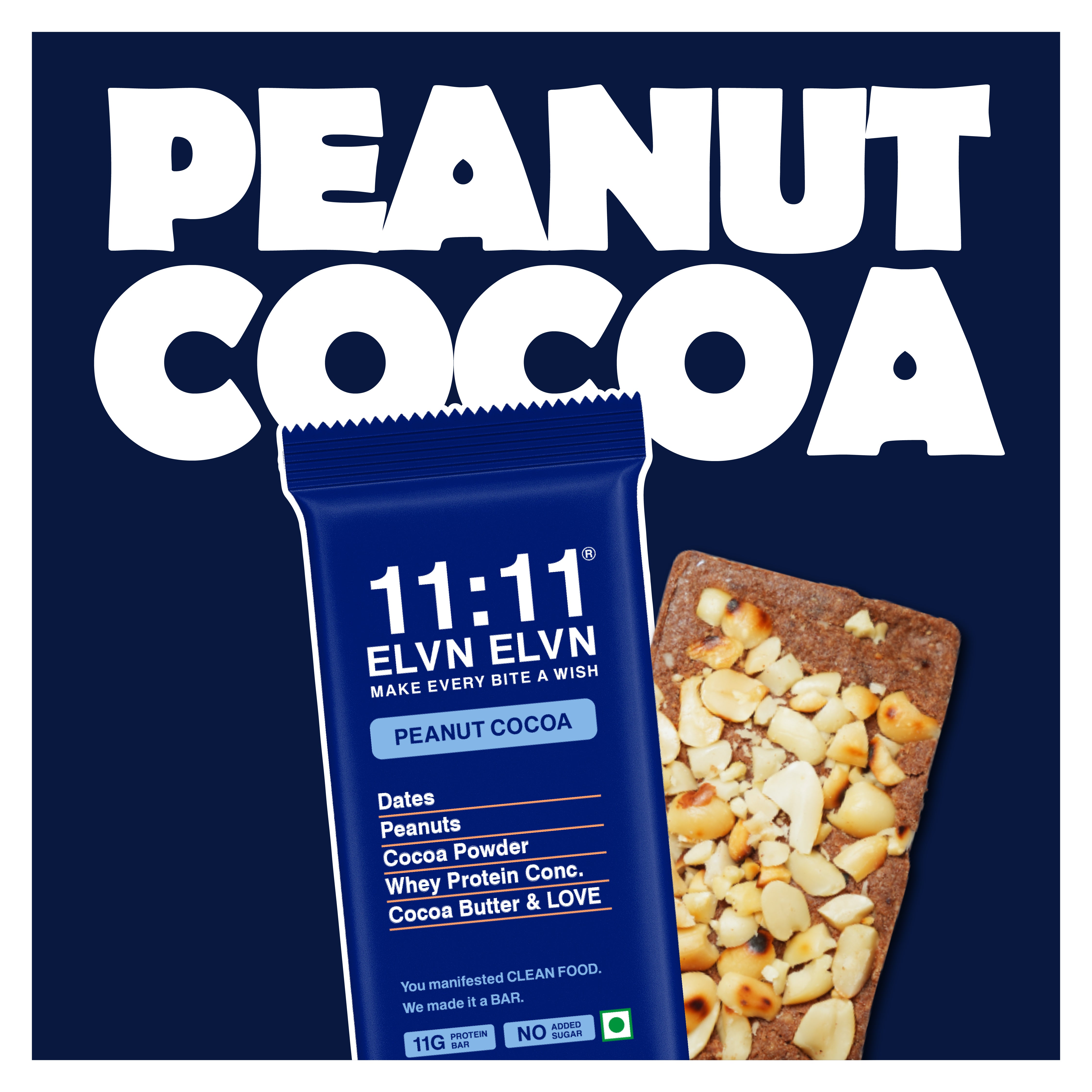 Peanut Cocoa Protein Bar