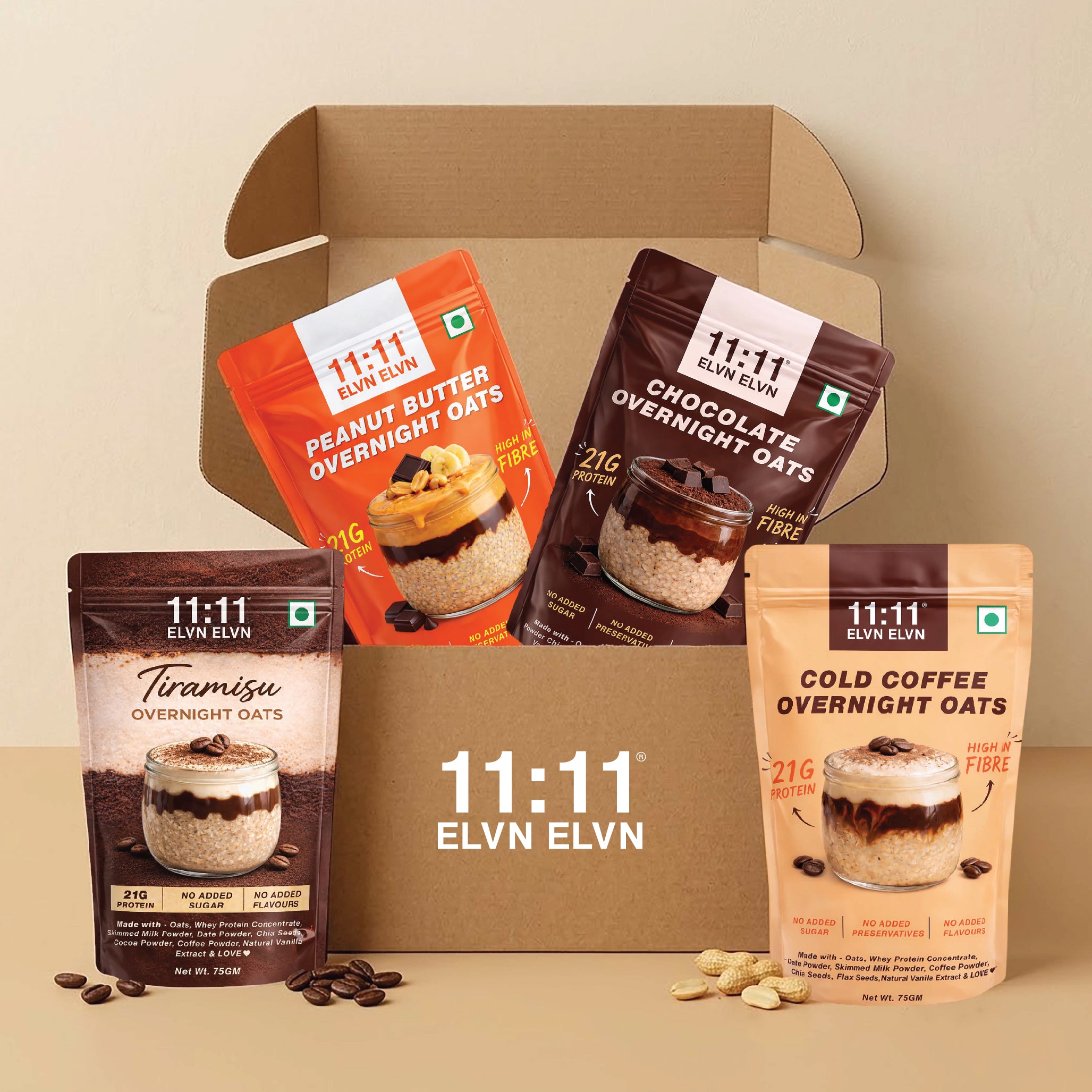 Assorted High Protein Oats Box