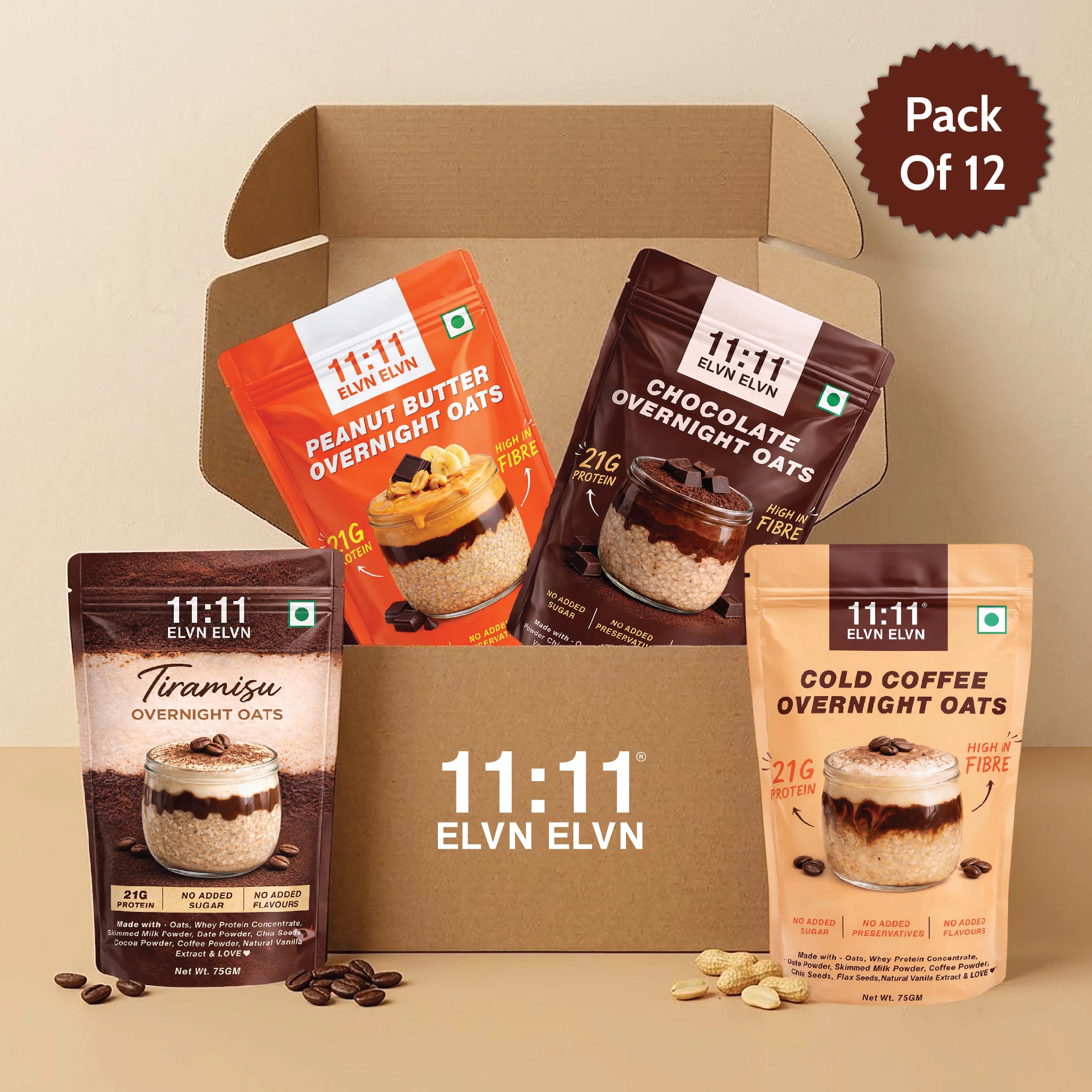 Assorted High Protein Oats Box