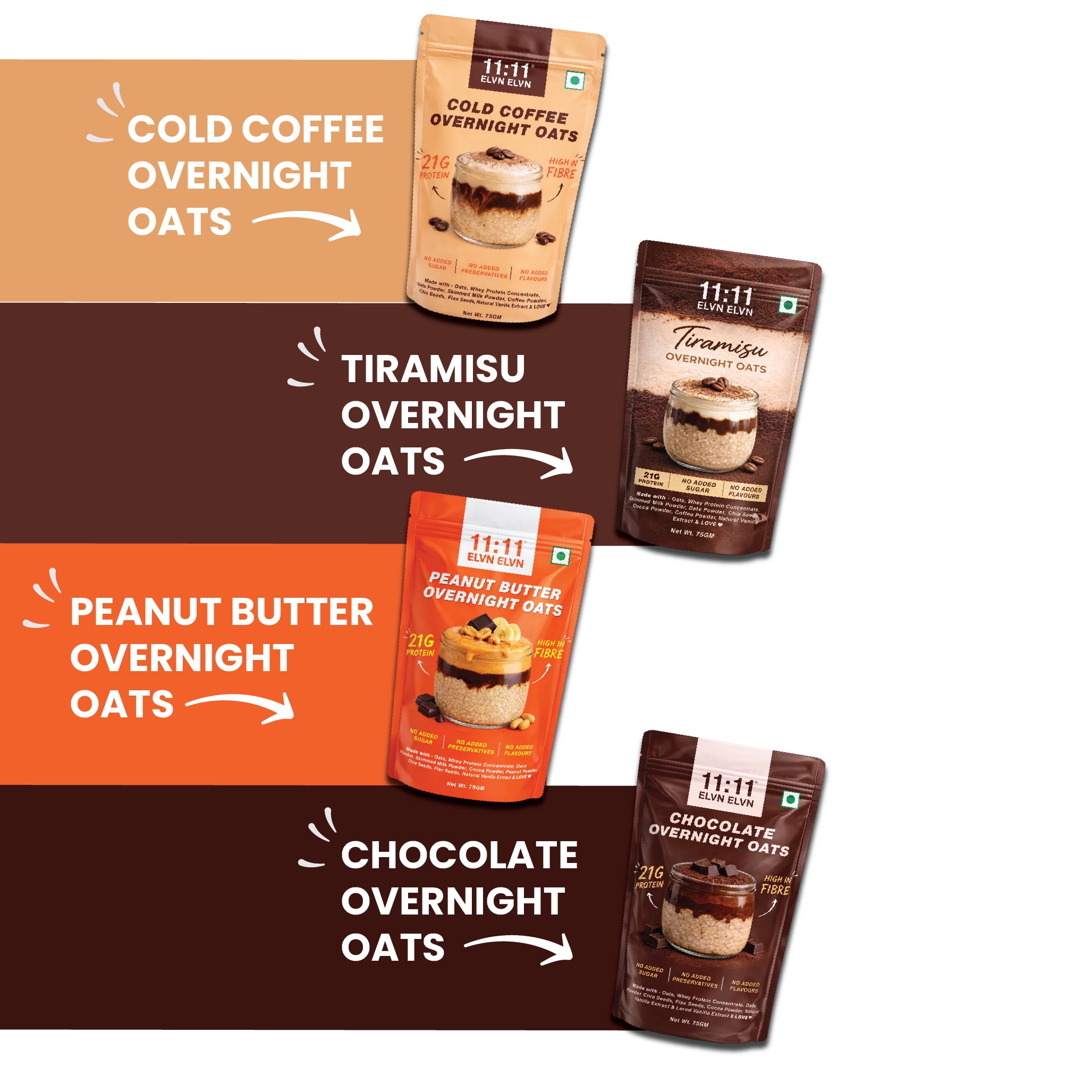 Assorted High Protein Oats Box