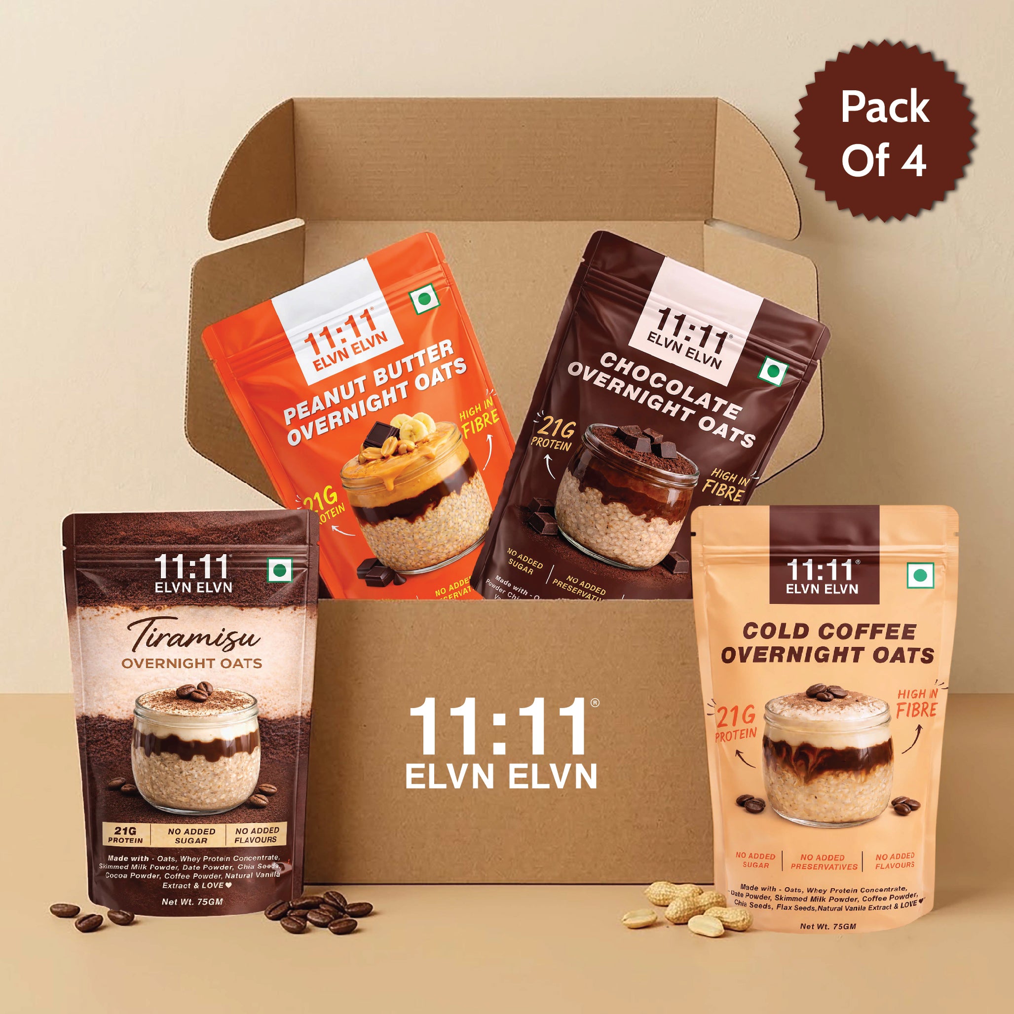 Assorted High Protein Oats Box
