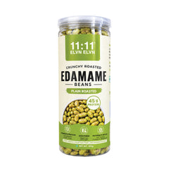 Roasted Edamame Beans Plain Roasted: jar, 100 g