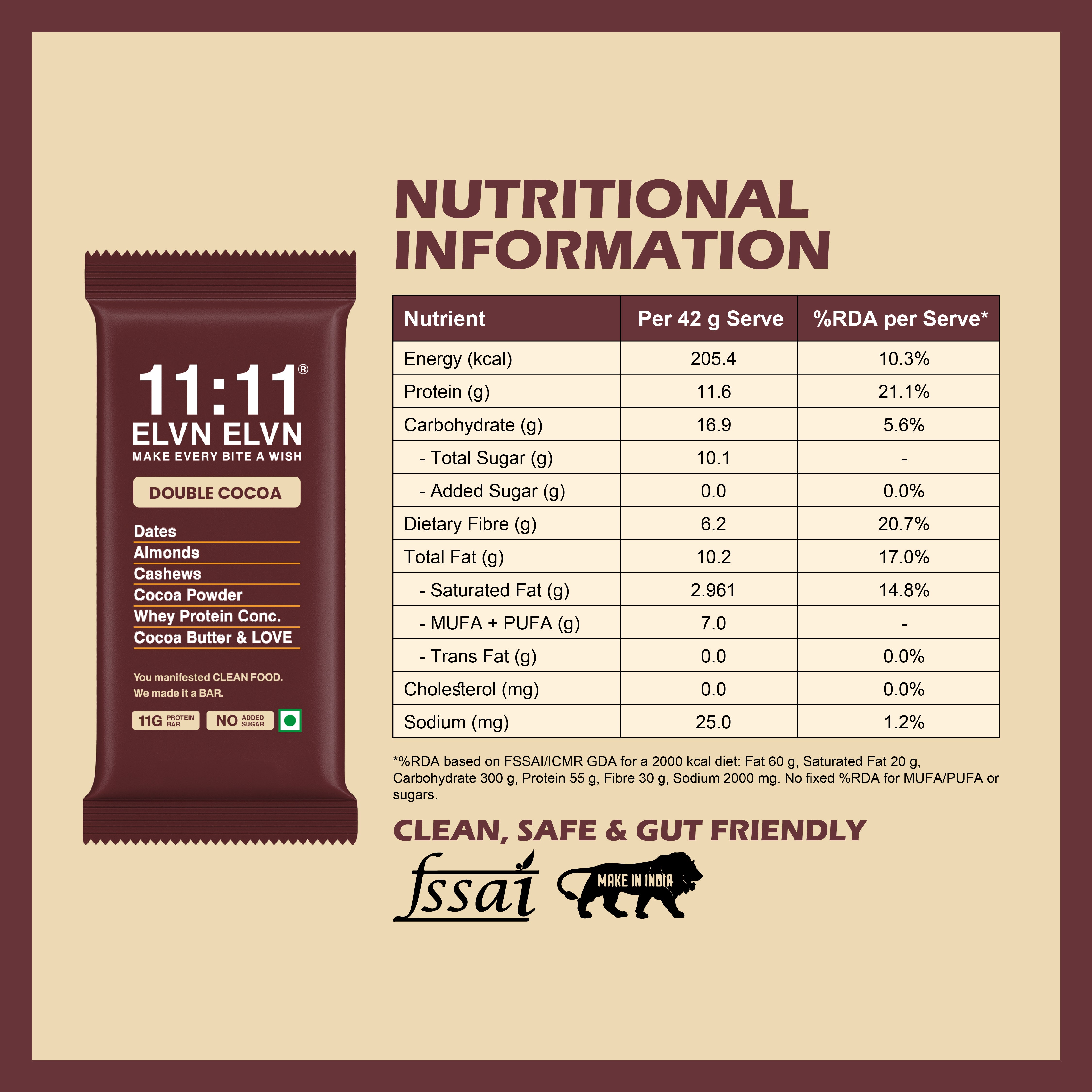 Double Cocoa Protein Bar